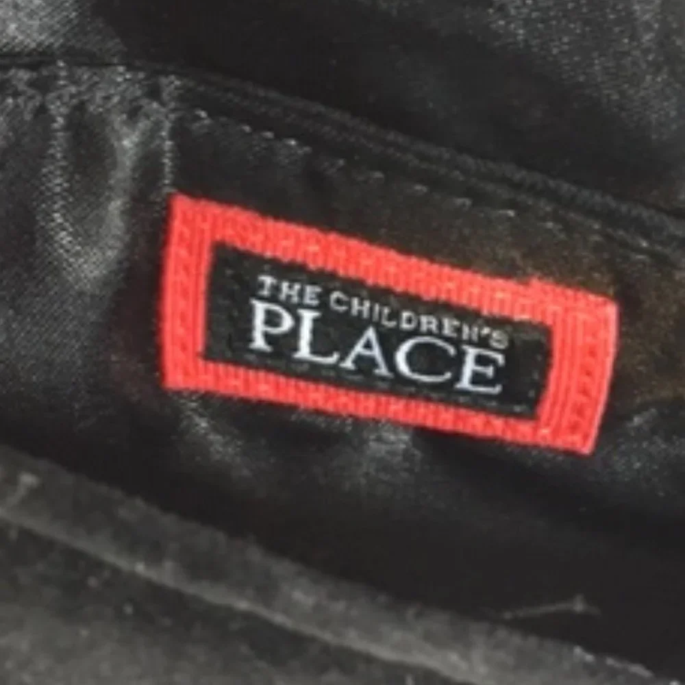 The Children's Place Girls Black Velvet Rhinestones Purse